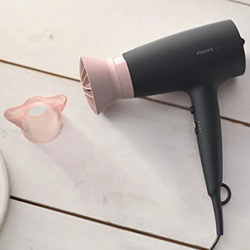 Plaukų džiovintuvas Philips 3000 serija BHD350/10, Juodos/Rausvos spalvos