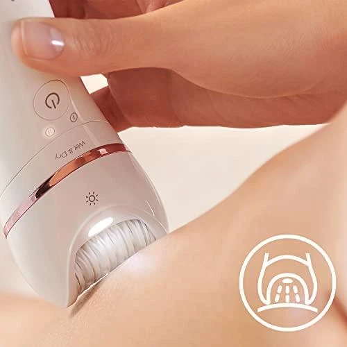 Philips Epilator Series 8000 „Wet & Dry“ epiliatorius BRE740/10