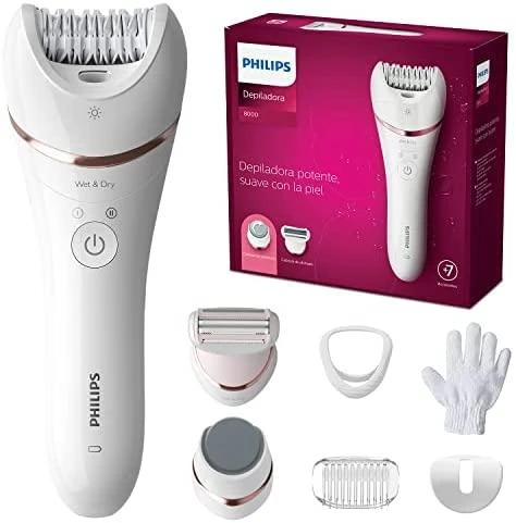 Philips Epilator Series 8000 „Wet & Dry“ epiliatorius BRE740/10