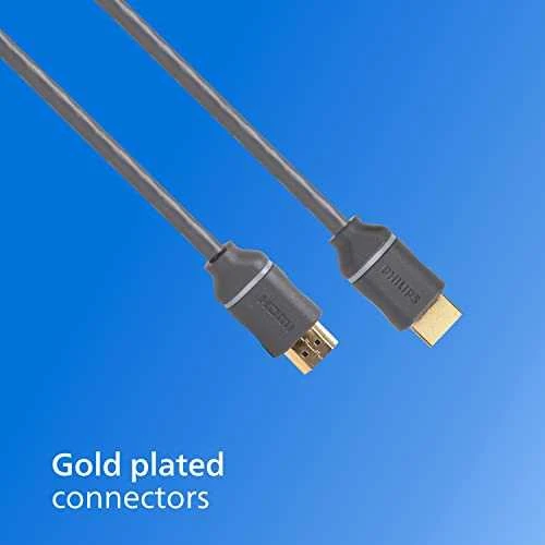 Laidas PHILIPS HDMI M, HDMI M, 5m, pilkas SWV5650G/00