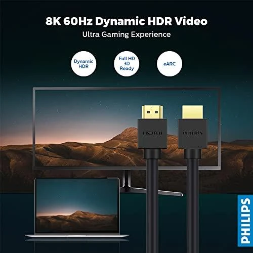 KABELIS HDMI 2.1 1.5M PHILIPS SWV9431/00