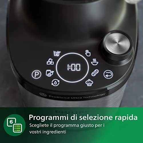 Kokteilinė Philips HR3760/10 7000 serija, Juodos/Sidabrinės spalvos