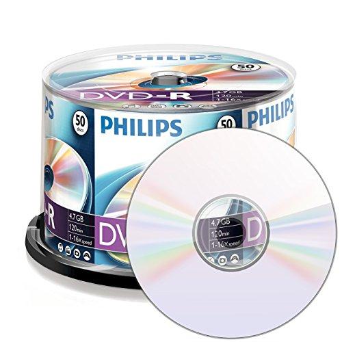 1x50 Philips DVD-R 4,7GB 16x SP