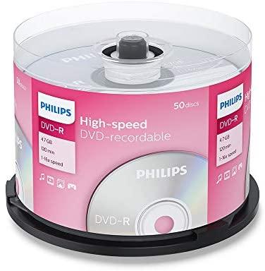 1x50 Philips DVD-R 4,7GB 16x SP