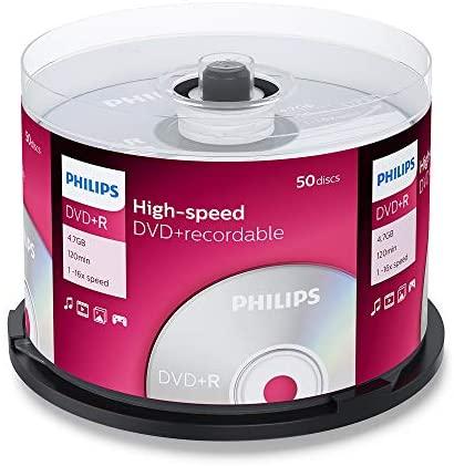 1x50 Philips DVD+R 4,7GB 16x SP