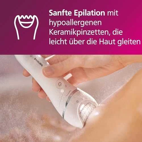 Philips Epilator Series 8000 „Wet & Dry“ epiliatorius BRE700/00