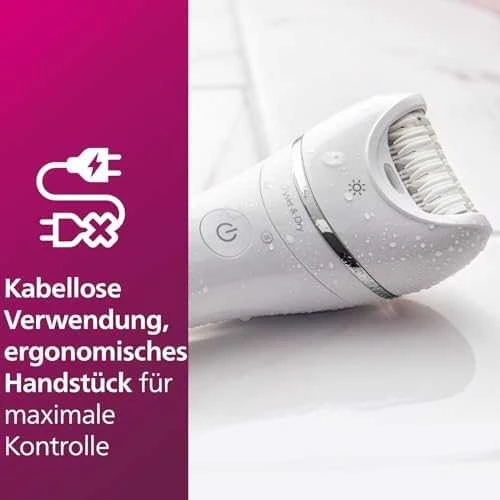 Philips Epilator Series 8000 „Wet & Dry“ epiliatorius BRE700/00