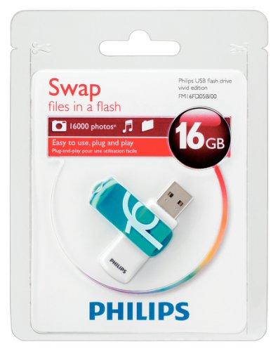„Philips“ USB 2.0 16 GB „Vivid Edition“ Mėlyna