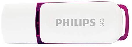 USB atmintinė Philips USB 3.0 64GB Snow Edition Magic Violetinė