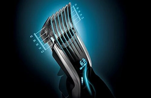 „Philips“ serijos 9000 plaukų kirpimo mašinėlė HC9450/15, titano peiliukai, 400 ilgio nustatymų, 120 min. veikia be laido / 1 val. įkrovimas