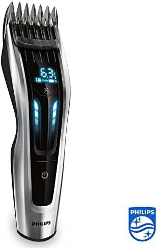 „Philips“ serijos 9000 plaukų kirpimo mašinėlė HC9450/15, titano peiliukai, 400 ilgio nustatymų, 120 min. veikia be laido / 1 val. įkrovimas