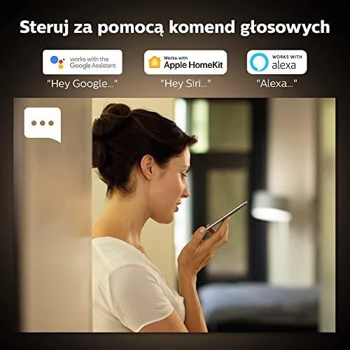 Lubinis šviestuvas Philips Hue Enrave juodas S