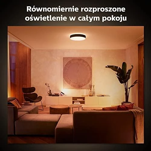 Lubinis šviestuvas Philips Hue Enrave juodas L
