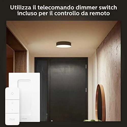 Lubinis šviestuvas Philips Hue Enrave juodas S