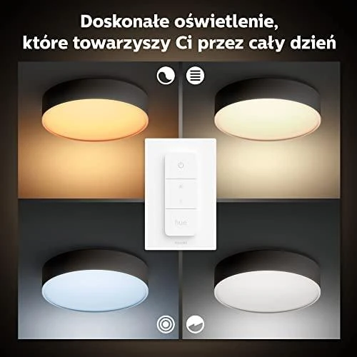 Lubinis šviestuvas Philips Hue Enrave juodas S