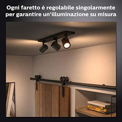 Philips Hue Runner baltas 3x5W 230V
