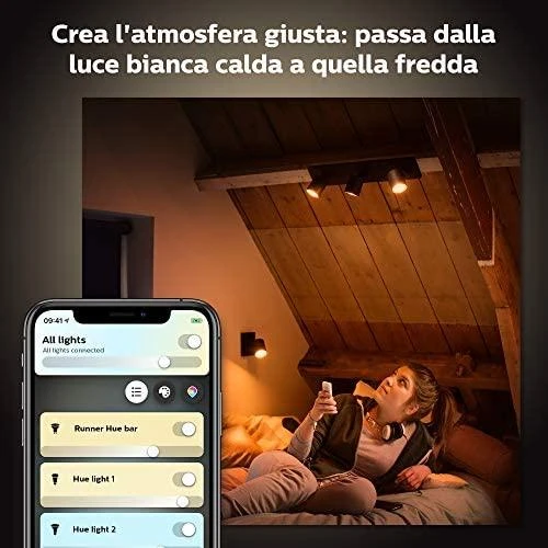 Philips Hue Runner baltas 3x5W 230V