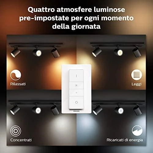 Philips Hue Runner baltas 3x5W 230V
