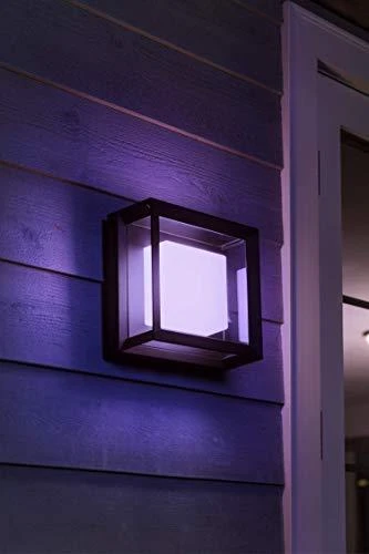Philips Hue Econic Sieninis lauko šviestuvas (Baltas ir spalvotas)
