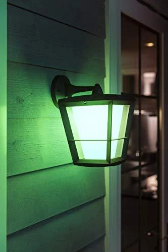 Sieninis šviestuvas Philips Hue Baltas and colour ambience „Econic” sieninis lauko šviestuvas