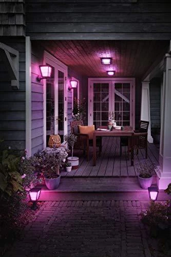Philips Hue Econic Sieninis lauko šviestuvas (Baltas ir spalvotas)