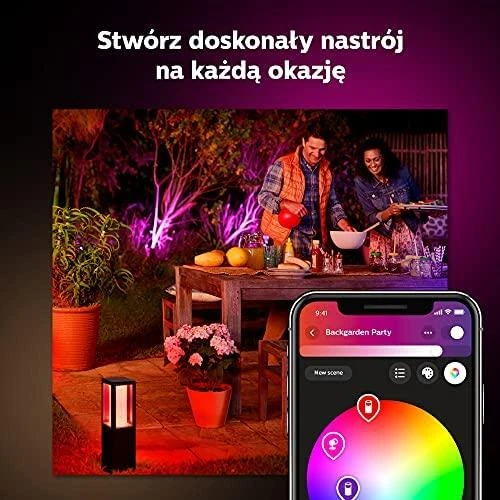 Philips Hue Baltas and colour ambience „IMPRESS” ATRAMINIS LAUKO ŠVIESTUVAS