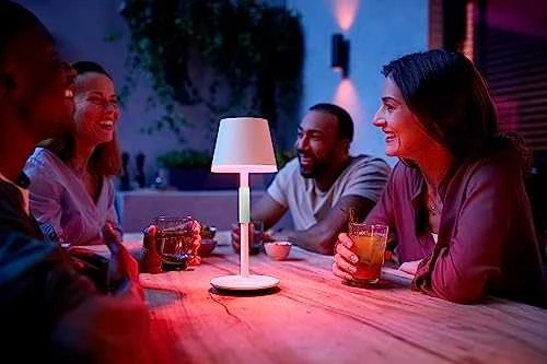 Philips Hue Baltas & Color Ambiance Go nešiojama stalinė lempa balta