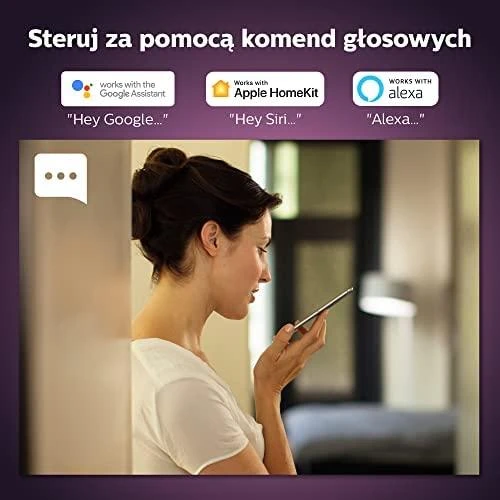 „Philips WCA 11W A60 E27“ 2 vnt. pakuotė | E27 | 11 W | Balta ir spalvota 2000K–6500K +16 milijonų spalvų | „Bluetooth“ ir „Zigbee“