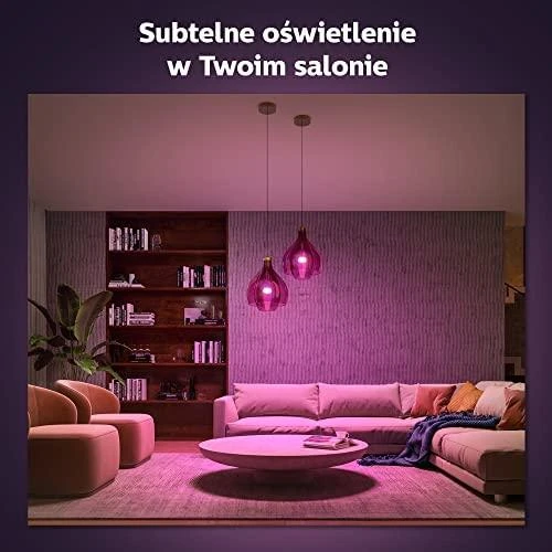 „Philips WCA 11W A60 E27“ 2 vnt. pakuotė | E27 | 11 W | Balta ir spalvota 2000K–6500K +16 milijonų spalvų | „Bluetooth“ ir „Zigbee“