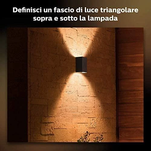 Philips Hue Sieninis lauko šviestuvas Resonate (Baltas ir spalvotas)