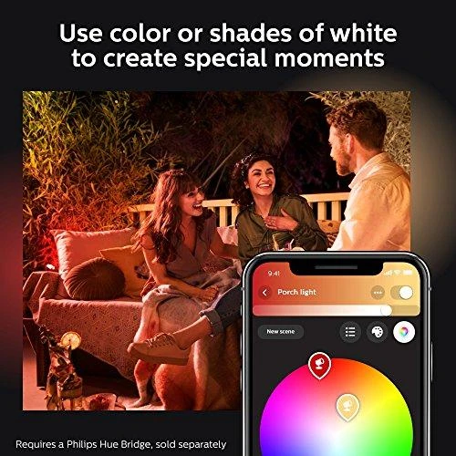 Philips Hue Taškinis lauko šviestuvas Lily (Baltas ir spalvotas)