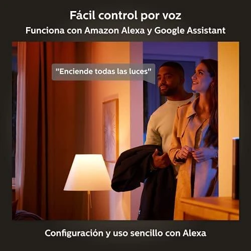 Philips Hue WCA 6,5W A60 E27, 4vnt pakuotė | E27 | 6,5 W | RGBW 2000-6500K | Bluetooth ir Zigbee