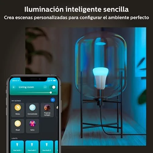 Philips Hue WCA 6,5W A60 E27, 4vnt pakuotė | E27 | 6,5 W | RGBW 2000-6500K | Bluetooth ir Zigbee