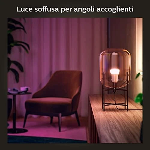 Philips Hue WCA 6,5W A60 E27, 4vnt pakuotė | E27 | 6,5 W | RGBW 2000-6500K | Bluetooth ir Zigbee