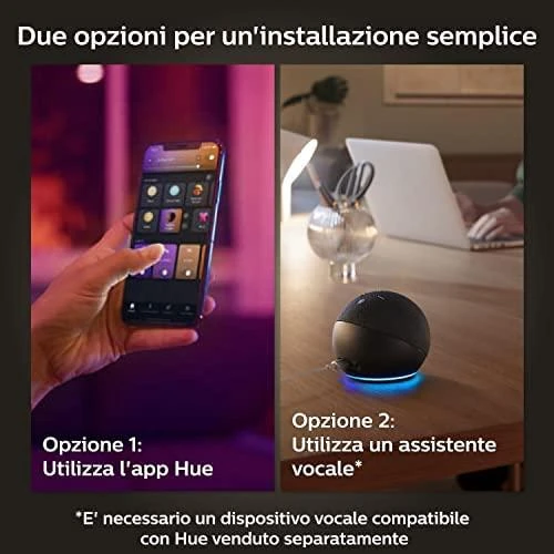 Philips Hue WCA 6,5W A60 E27, 4vnt pakuotė | E27 | 6,5 W | RGBW 2000-6500K | Bluetooth ir Zigbee
