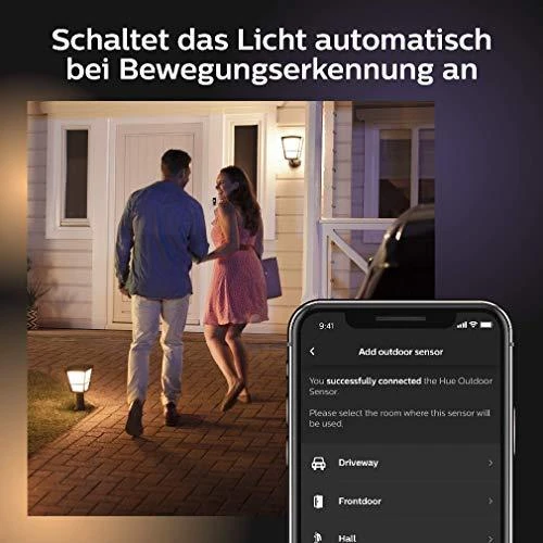 Philips Hue Stulpinis lauko šviestuvas Turaco (Baltos šviesos)