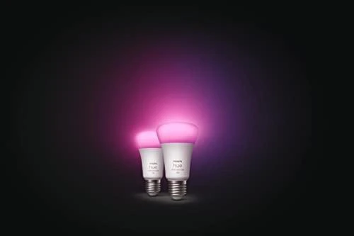 „Philips WCA 11W A60 E27“ 2 vnt. pakuotė | E27 | 11 W | Balta ir spalvota 2000K–6500K +16 milijonų spalvų | „Bluetooth“ ir „Zigbee“
