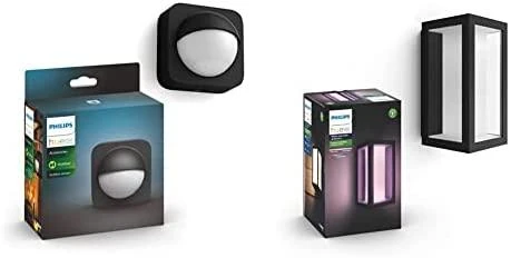 Philips Hue jutiklis ir lauko šviestuvas su pakuotėmis
