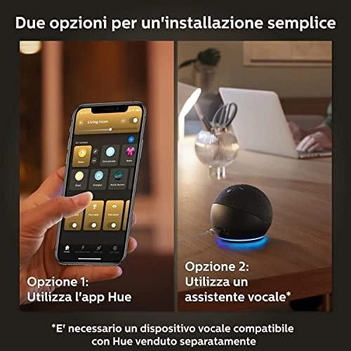Philips Hue Lamp E14 5.7WW BT rutulinis 2 pak