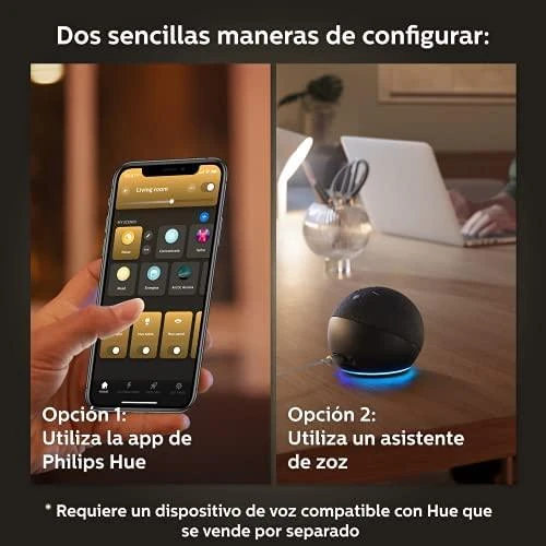 Philips Hue Lamp E14 5.7WW BT rutulinis 2 pak