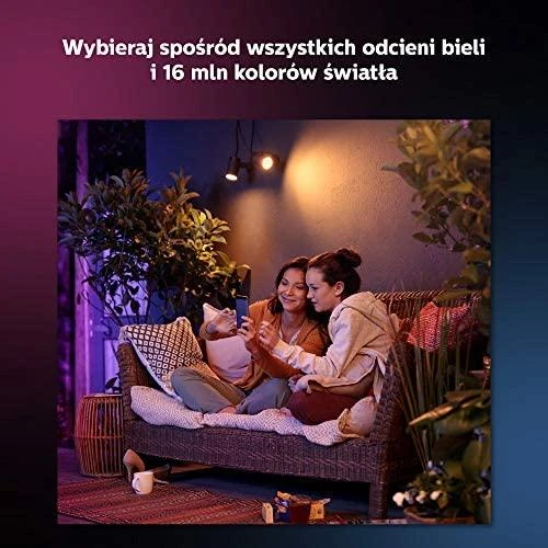 Philips Hue Taškinis lauko šviestuvas Lily (Baltas ir spalvotas)