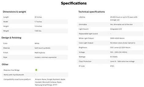 Philips Hue Dviejų šviestuvų juostų Play komplektas (Balta ir spalvota)
