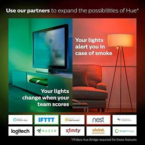 Philips „Hue White and color ambiance“ Pradinis rinkinys: 2 E27 išmaniosios lemputės (1100)