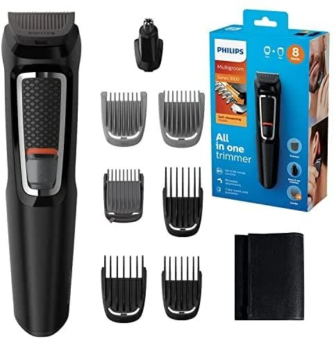 Barzdakirpė Plaukų kirpimo mašinėlė Philips MG3730/15