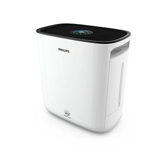 Philips oro drėkintuvas su juodu valdymo skydeliu