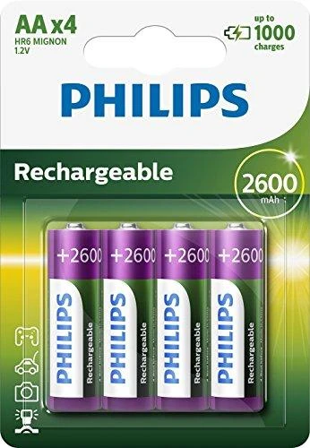 PHILIPS MULTILIFE AA 4 BLISTINIAI NIMH 2600