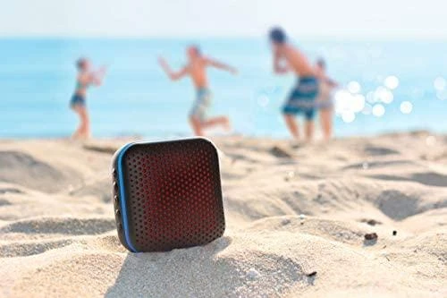 „Philips“ belaidis garsiakalbis TAS2505B/00, Bluetooth 5.0, IPX7, 10 valandų grojimo laikas, 2,5 valandos įkrovimo laikas, Integruotas mikrofonas, Juodas, 3W