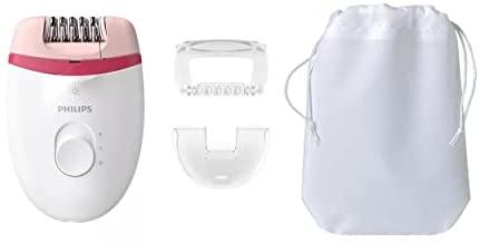 Philips Satinelle Essential Kompaktiškas laidinis epiliatorius BRE255/00