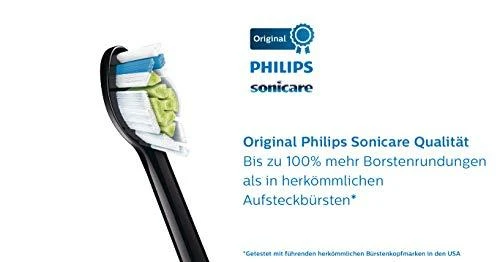 Philips Sonicare Optimal White juoda galvutė šoniniu kampu