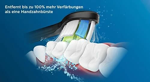 Philips Sonicare Optimal White galvutės veikimo iliustracija